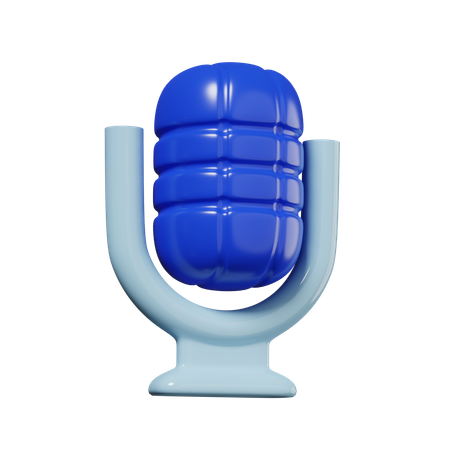 Mic  3D Icon