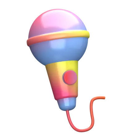 Mic  3D Icon