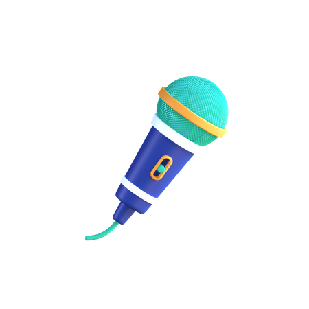 Mic  3D Icon