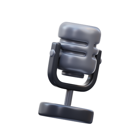 Mic  3D Icon