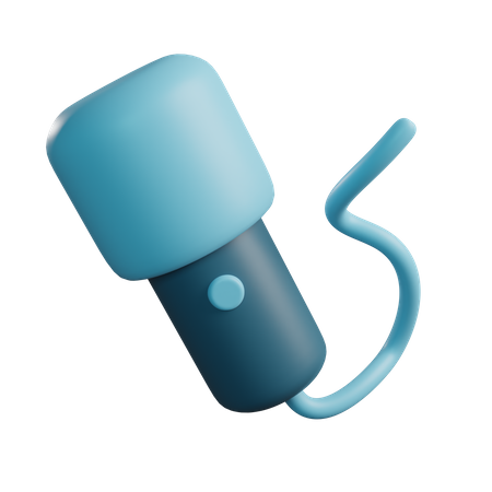 Mic  3D Icon