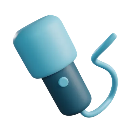 Mic  3D Icon