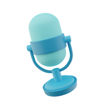 Mic  3D Icon