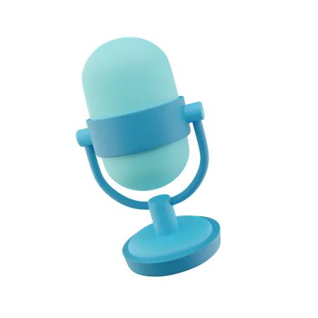 Mic  3D Icon