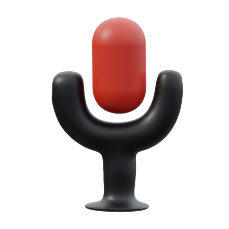 Mic  3D Icon