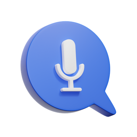 Mic  3D Icon