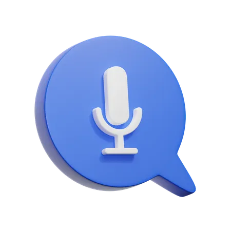 Mic  3D Icon