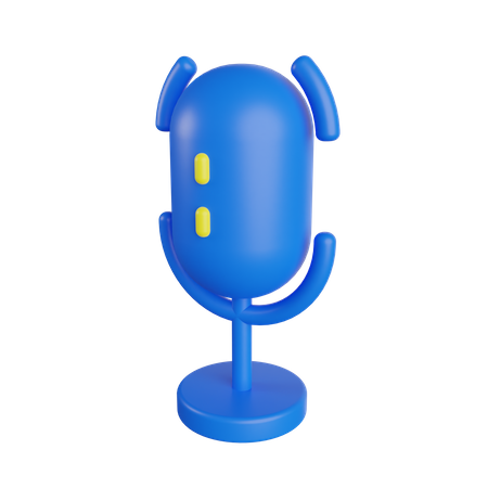 Mic  3D Icon