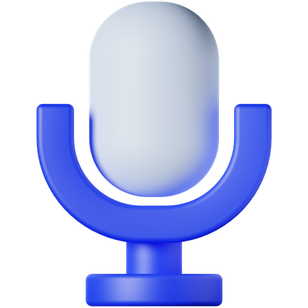 Mic  3D Icon