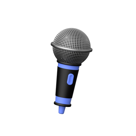 Mic  3D Icon