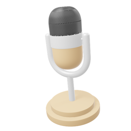 Mic  3D Icon