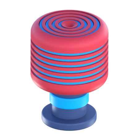 Mic  3D Icon