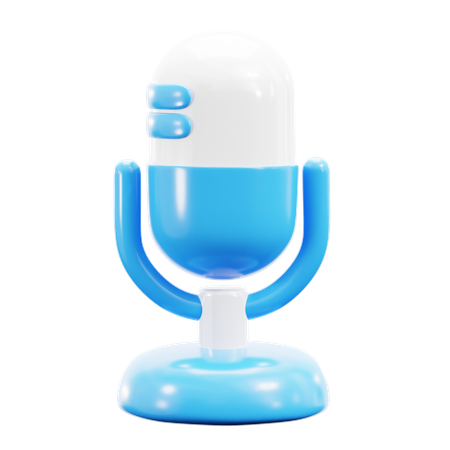 Mic  3D Icon