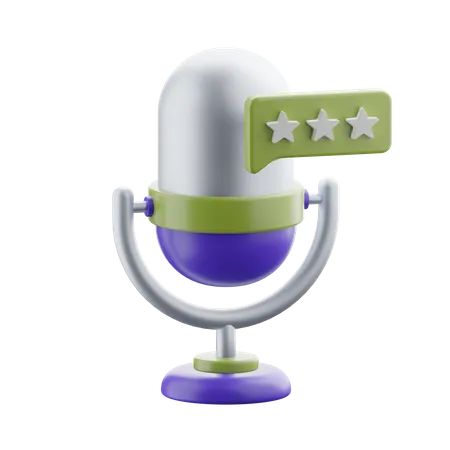 Mic  3D Icon