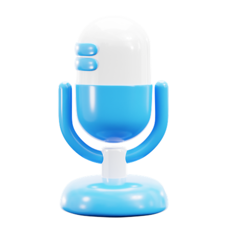 Mic  3D Icon