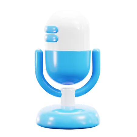 Mic  3D Icon