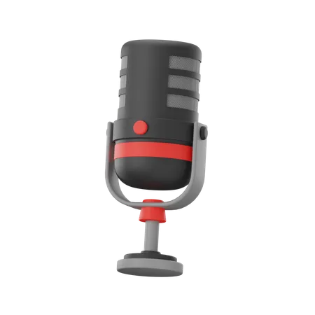 Mic  3D Icon