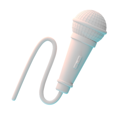 Mic  3D Icon