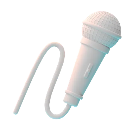 Mic  3D Icon