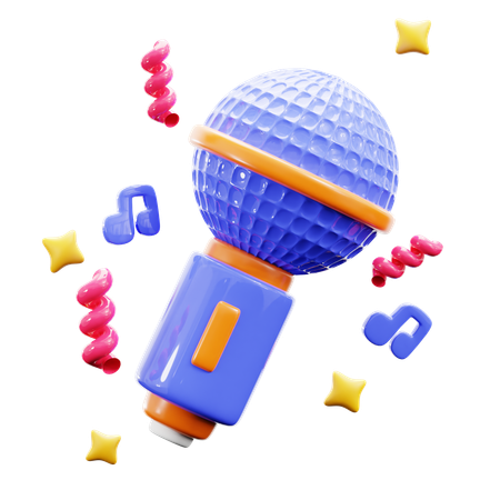 Mic  3D Icon