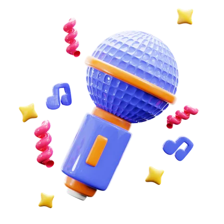 Mic  3D Icon