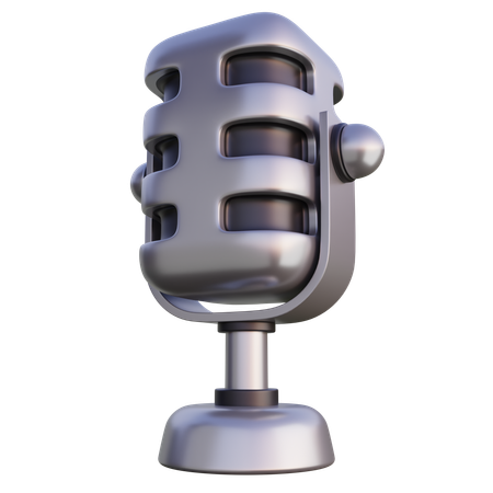 Mic  3D Icon