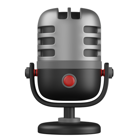 Mic  3D Icon