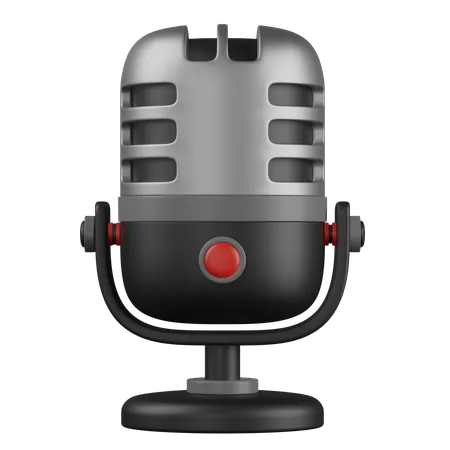 Mic  3D Icon