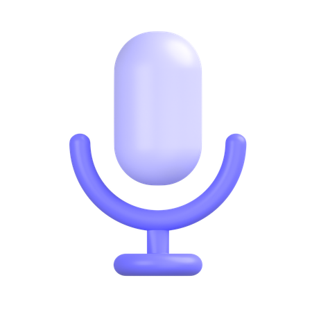 Mic  3D Icon