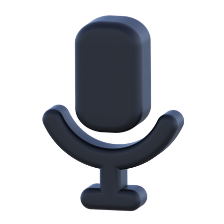 Mic  3D Icon