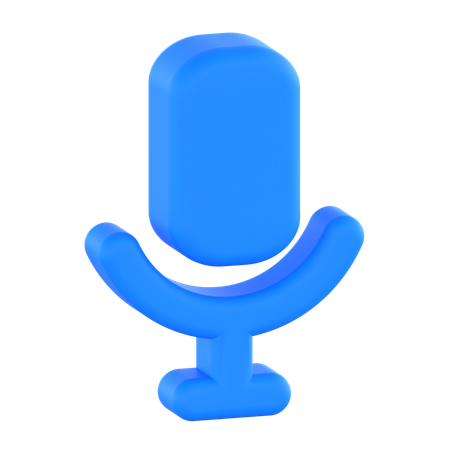 Mic  3D Icon