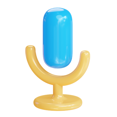 Mic  3D Icon