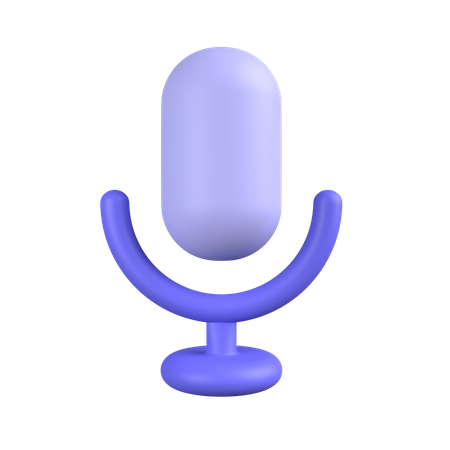 Mic  3D Icon