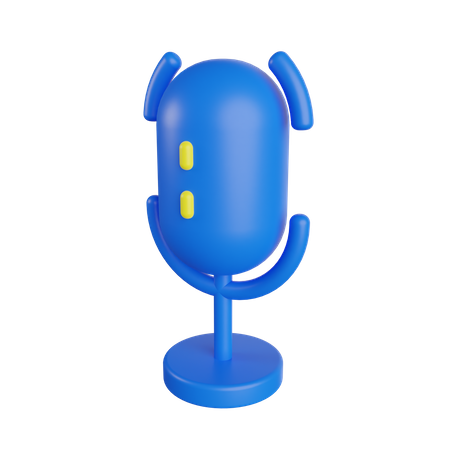 Mic  3D Icon