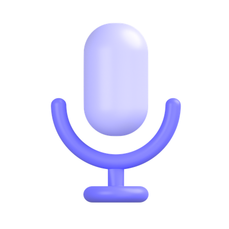 Mic  3D Icon