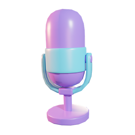 Mic  3D Icon