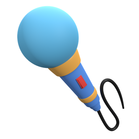 Mic  3D Icon