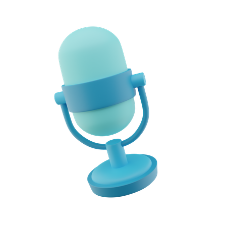 Mic  3D Icon