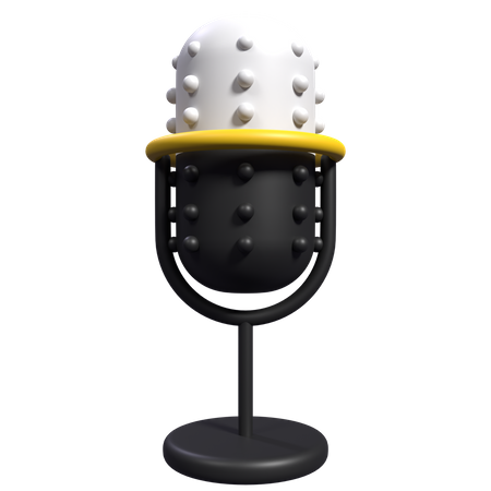 Mic  3D Icon
