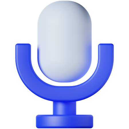 Mic  3D Icon