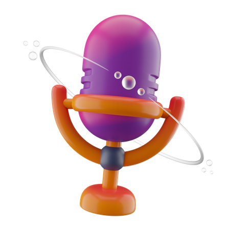 Mic  3D Icon