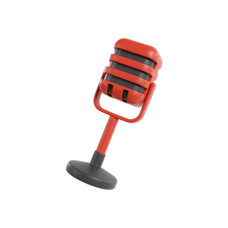 Mic  3D Icon