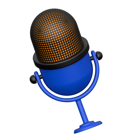 Mic  3D Icon