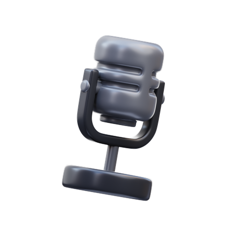Mic  3D Icon