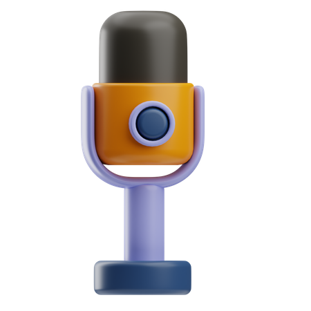 Mic  3D Icon