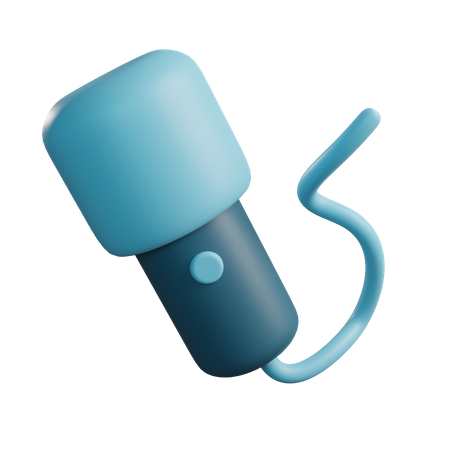 Mic  3D Icon