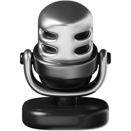 Mic  3D Icon