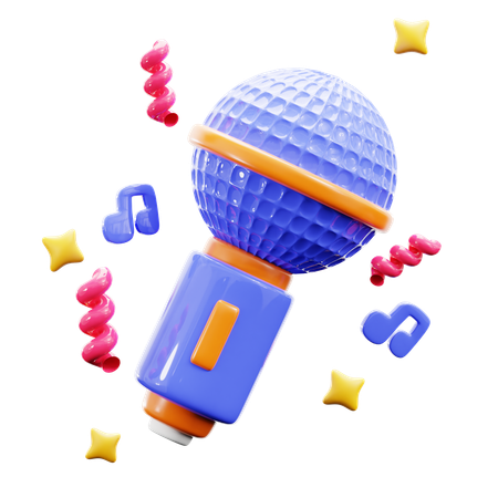 Mic  3D Icon