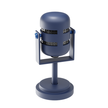 Mic  3D Icon
