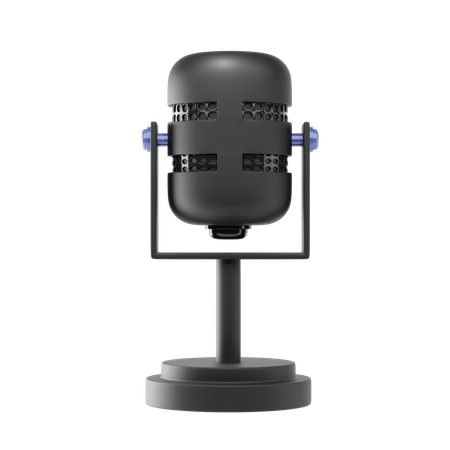 Mic  3D Icon